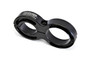 Clamp-On Fuel Filter Bracket 1-1/2" OD Aluminum Black Anodized by WEHRS MACHINE