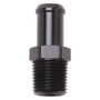 Edelbrock Heater Hose Fitting 1/2 in NPT Male to 5/8 in Barb Black Anodized