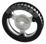 Moroso Gilmer Vacuum Pump Pulley 36 Tooth Aluminum Black Silver Anodized