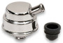 Moroso Chrome Oil Separator Breather Hose Barb Round for  Automotive PCV System