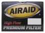 Airaid High Flow Air Filter For Performance Intake 6in Oval Tapered 720-472