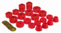 Prothane 6-108 Red Body Mount Kit Ford F-150 F-250 1980-1996 2/4WD