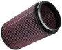 For K&N RU-3040 High-Flow Universal Air Filter Round 6" Flange 12" Height
