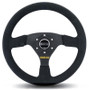 Sparco Universal Suede Black Steering Wheel for Premium Motorsport Upgrade