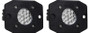 Rigid Industries Ignite 1x1 LED Light Diffused Flush Mount With GoPro Style