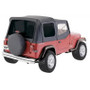 Rampage Soft Top Black Denim Jeep Wrangler YJ 88-95 Tinted Windows