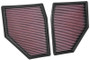 K&N High Flow Air Filter Panel Set for BMW M5 M8 4.4L V8 2018-2023 33-3128