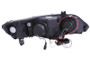 ANZO CCFL Projector Headlights Halo Black Housing for 2006-2011 Honda Civic DX