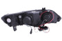 ANZO CCFL Projector Headlights Halo Black Housing for 2006-2011 Honda Civic DX