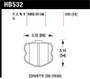 Hawk Performance Ceramic Brake Pads for 2006-2013 Chevrolet Corvette Grand