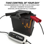 CTEK Battery Charger CT5 Time To Go - 12V, 4.3A for Powersports Vehicles