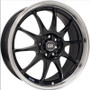 Enkei J10 17x7 Matte Black Wheel 5x100 5x114.3 Machined Lip