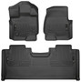 For Husky Weatherbeater Front & 2nd Row Floor Liners For Ford Fullsize Trucks