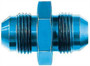 Aeroquip -8 AN Male Union Adapter Fitting Blue Aluminum FBM2053 Straight