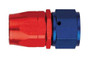 Aeroquip FBM1015 -12 AN Straight Aluminum Hose End Fitting Blue Red