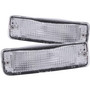 Anzo Euro Parking Lights Toyota Pickup 1989-1995 Clear Chrome Pair
