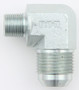 Aeroquip FCM2623 12AN 90 Degree Male Elbow to 3/8 NPT Steel Adapter Fitting