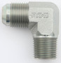 Aeroquip FCM2629 8AN 90 Degree Male Elbow to 3/4 NPT Steel Adapter Fitting