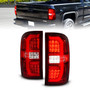 Anzo Usa Led Tail Light GMC Sierra 1500 HD 2014-2017 Chrome Housing
