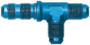 Aeroquip FCM2815 Bulkhead Tee 3 AN Male x3 Aluminum Blue Anodized Fitting