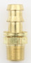 Aeroquip FCM1206 8 AN to 3/8 NPT Brass Straight Hose End Fitting