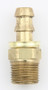 Aeroquip FCM1202 6 AN Socketless to 3/8 NPT Male Hose End Brass Fitting
