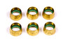 Aeroquip FCM2430 6AN Brass Compression Ferrules Replacement Sleeves