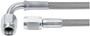 Allstar -3AN PTFE Hose 30in Braided Stainless Steel Straight Assembly