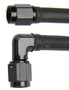 Allstar Performance for 3AN 9in Braided Hose Line Straight to 90 Black