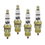 ACCEL 0276S-4 Shorty Spark Plugs 14mm Tapered Seat Non Resistor Set 4