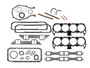 BBM Engine Gasket Set 63 -78 w/MLS Head Gaskets