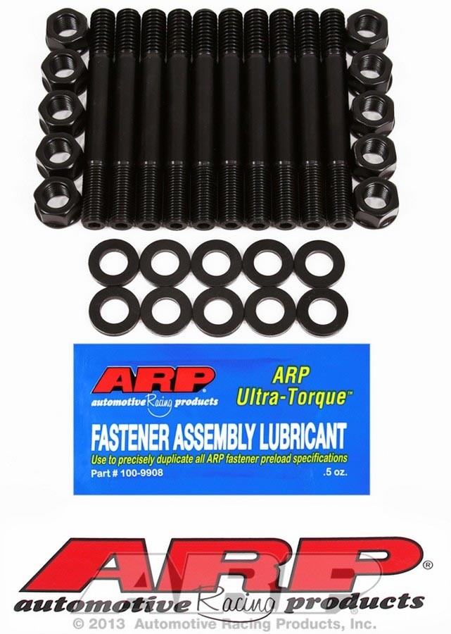 ARP Main Stud Kit for Small Block Chevy 2-Bolt Mains Chromoly Hex Nuts
