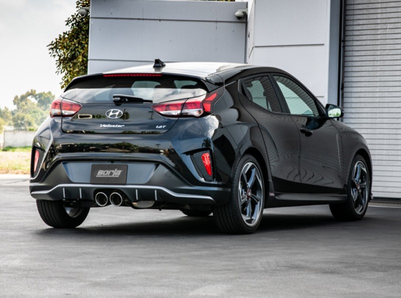 Borla S Type Axle Back Exhaust for Hyundai Veloster 2019-2022 1.6L FWD