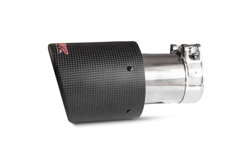MBRP For T5123CF Universal Carbon Fiber Exhaust Tip - 4 Inch OD, 2.5 Inch Inlet