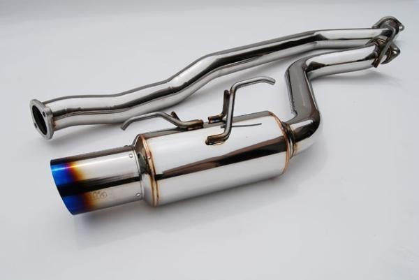 Invidia Racing Cat-Back Exhaust 76mm Titanium Tip for 2008-2011 Subaru WRX STI