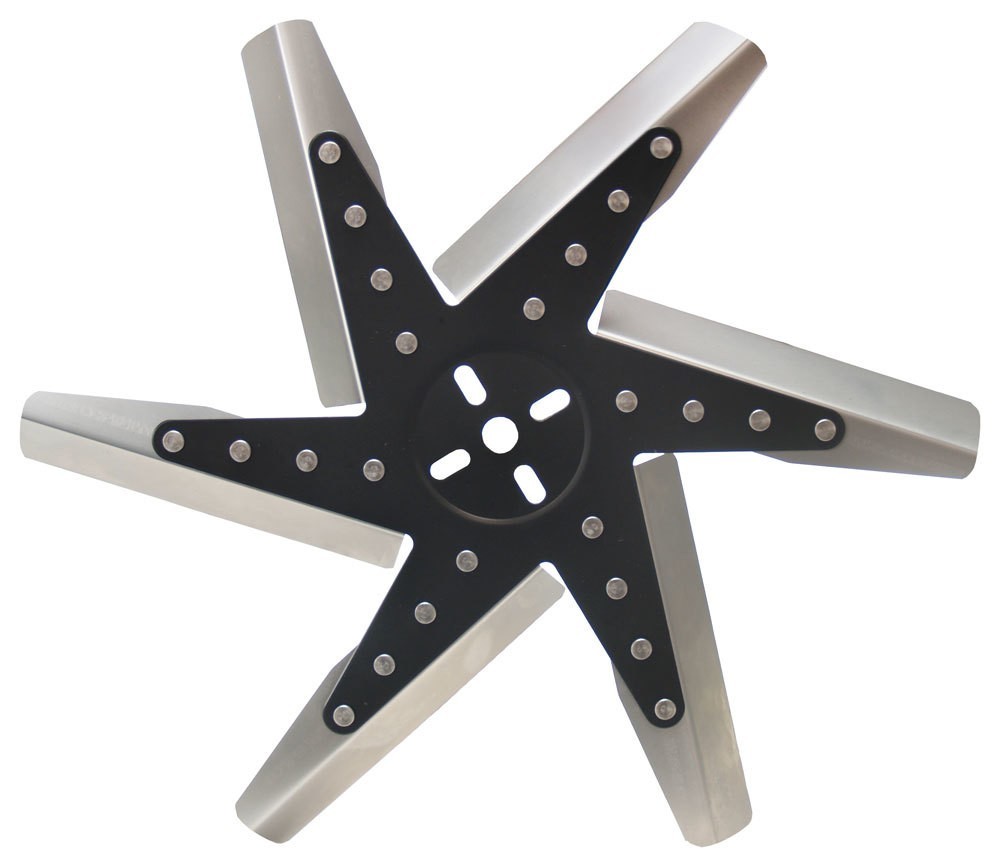 Derale Universal Bolt Pattern Cooling 17-inch Stainless Steel Fan with 6 Blades