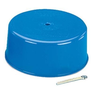 Moroso Carburetor Cover 5-1/8in Flange Blue Plastic w Thumbscrew 65802