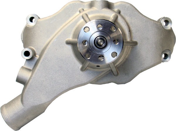 Big Block For Chevy Aluminum Water Pump Short Satin