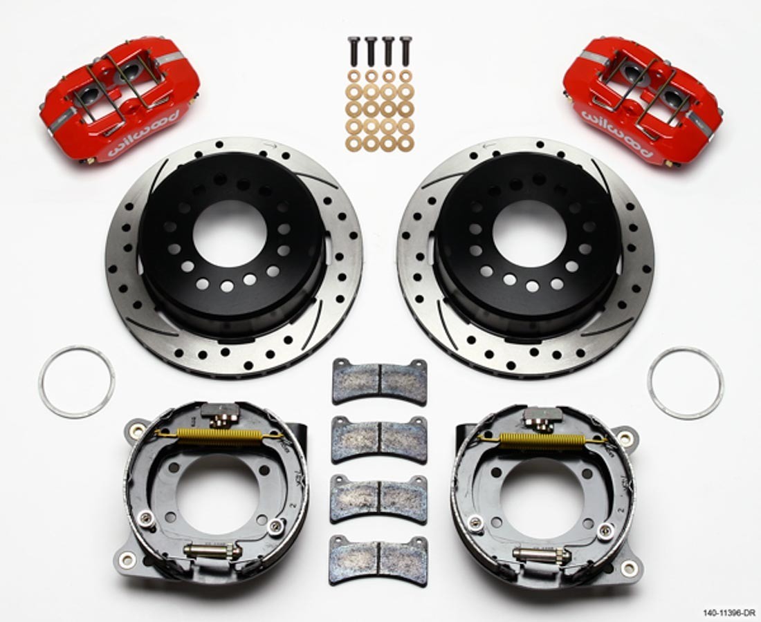 Wilwood Dynapro Low-Profile Rear Brake Kit Mustang 8.8-Inch Axle