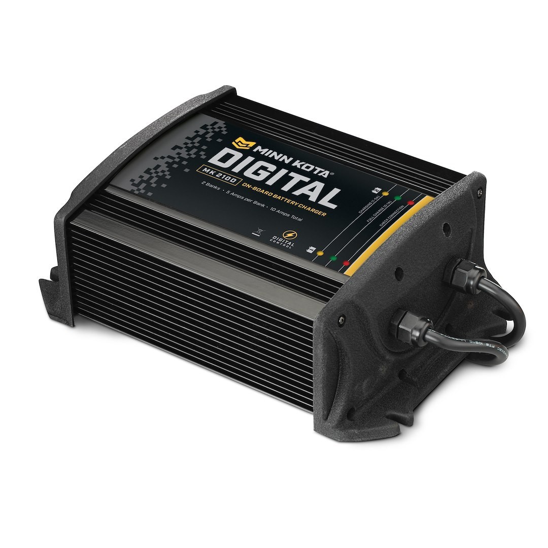 BATT CHGR MK For 210D 12/24V 10A 2 BANK