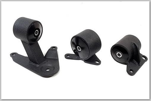 Innovative Mounts Black Steel Engine Mounts Honda Prelude 92-96 29650-75A