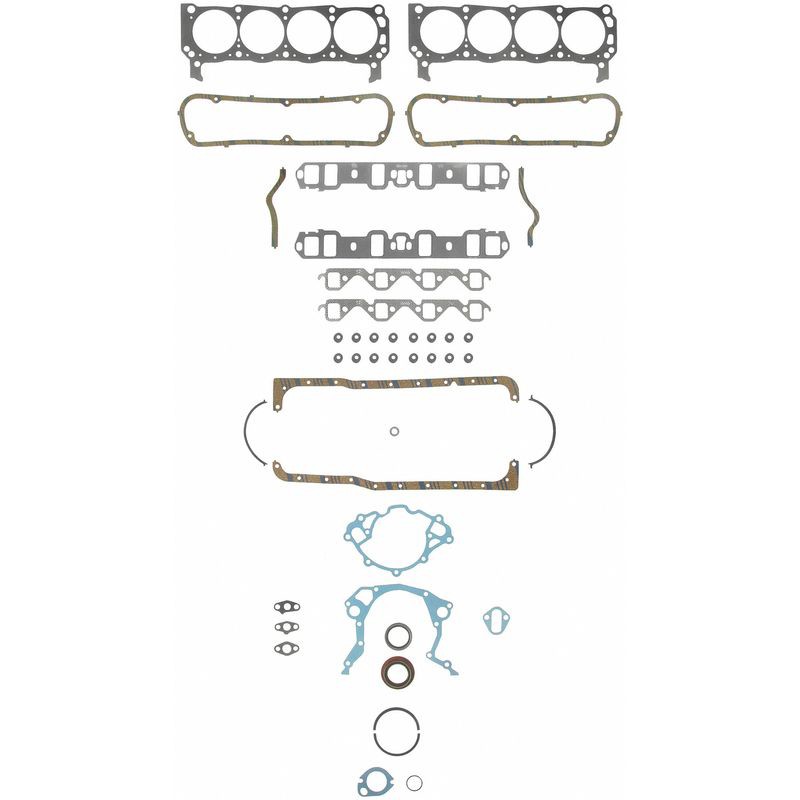 Fel-Pro 260-1126 Engine Gasket Kit Small Block For Ford V8 Seals Full Set