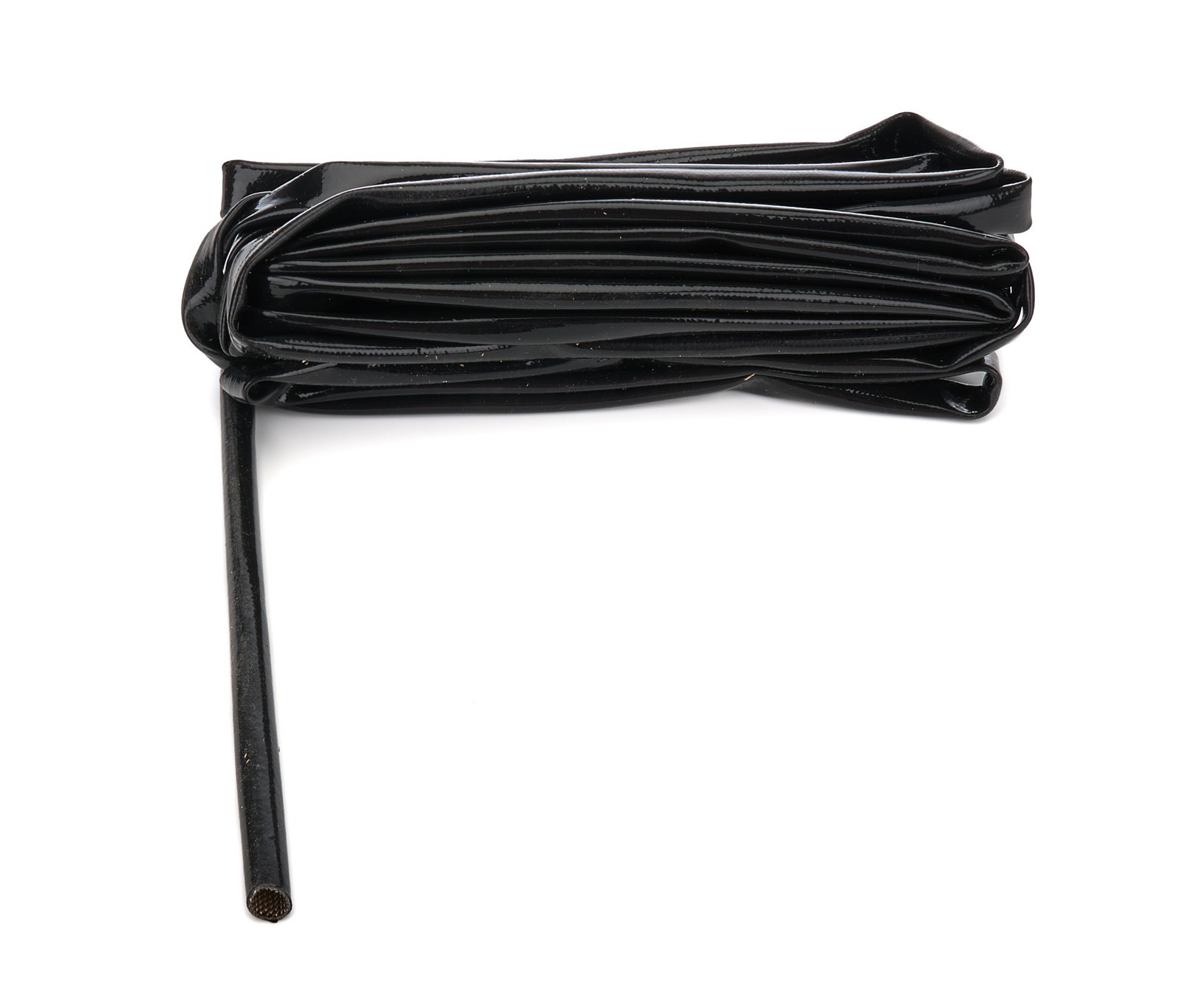 MSD 3411 Pro-Heat Guard Spark Plug Wire Sleeve 25ft 3/8in Black Fiberglass