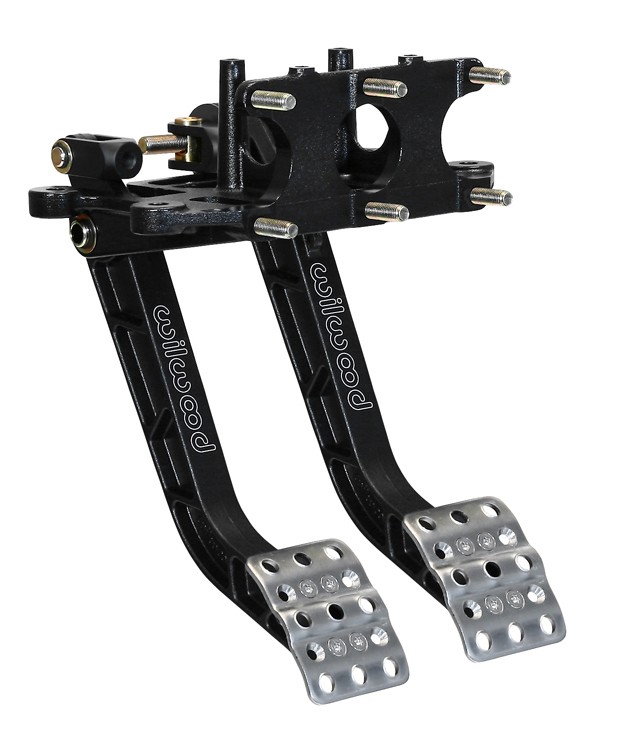 Wilwood Reverse Swing Brake Pedal Assembly 5.1 Ratio Aluminum Black 340-13835