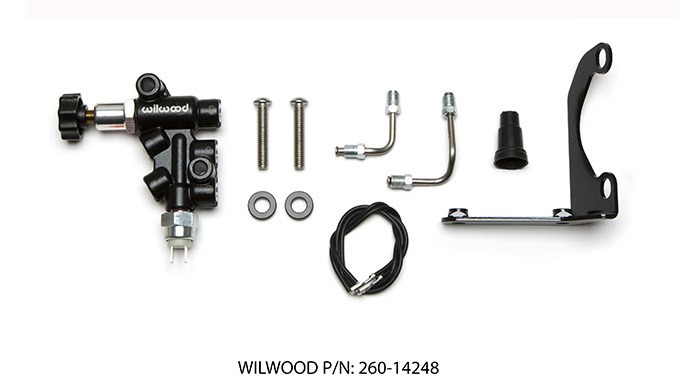 Wilwood 260-14248 Adjustable Brake Proportioning Valve with Mount Bracket Kit