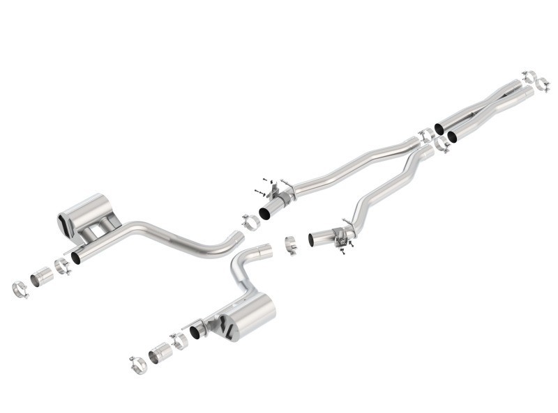 Borla Atak Cat Back Exhaust System for 2015-23 Dodge Challenger Hellcat 6.2L V8