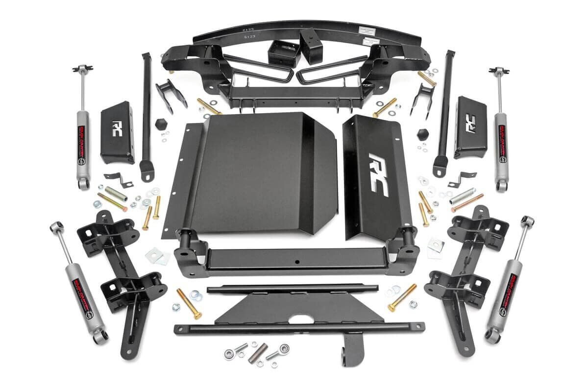 Rough Country 6-Inch Lift Kit for GM Fullsize Trucks and SUVs 1988-1999