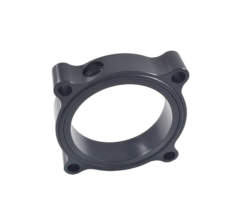 Torque Solution Black Throttle Body Spacer VW 2.0T FSI Audi A4 A5