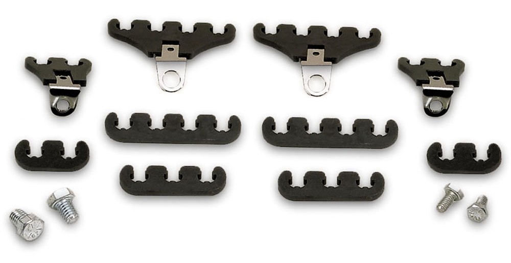 Moroso Under-Header Spark Plug Wire Loom Kit 7-9mm Plastic for Small Block Chevy