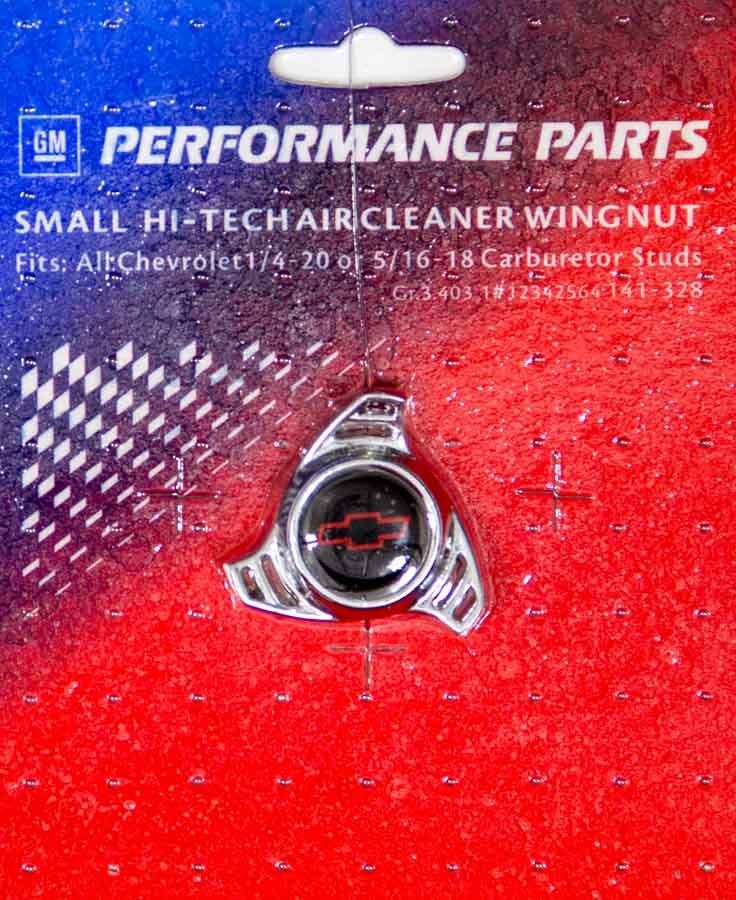 PROFORM Universal Air Cleaner Center 1/4-20 5/16-18 Nut Bowtie Chrome Aluminum